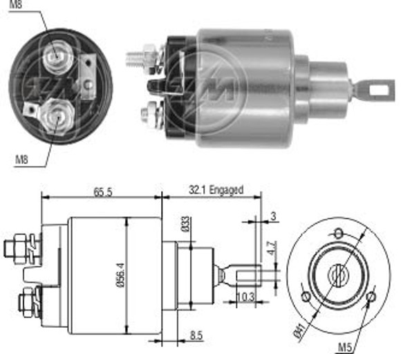 AUT ARRANQUE BOSCH PEUGEOT PARTNER 1.8/1.9D 205/305
