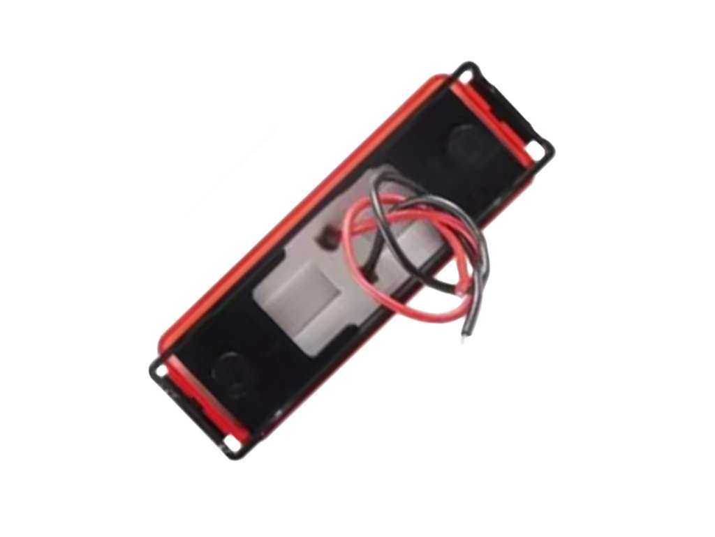 FARO LATERAL UNIV. RECT. LED ROJO 12V