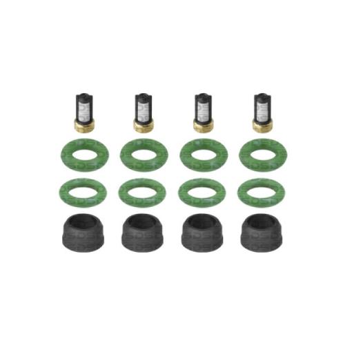 KIT REP. INYECTORES CORSA 1.0 8V MPFI 99...2008 8 ORRING + 4 FILTROS 25319300-301
