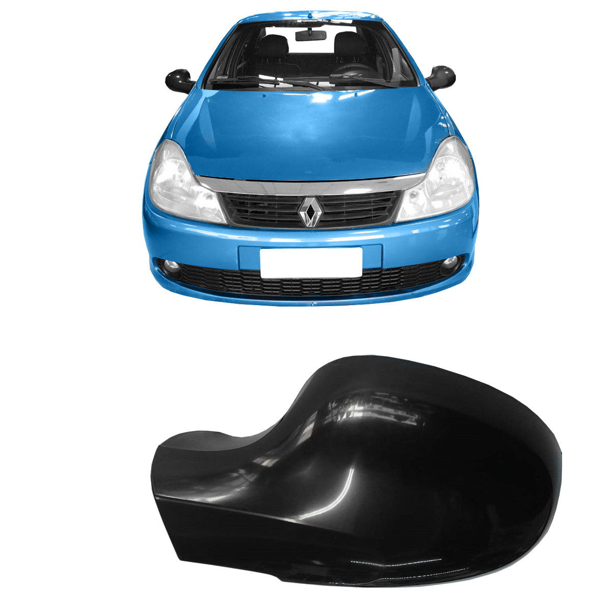 Cacha Tapa De Espejo Izquierda Renault Symbol Authentique