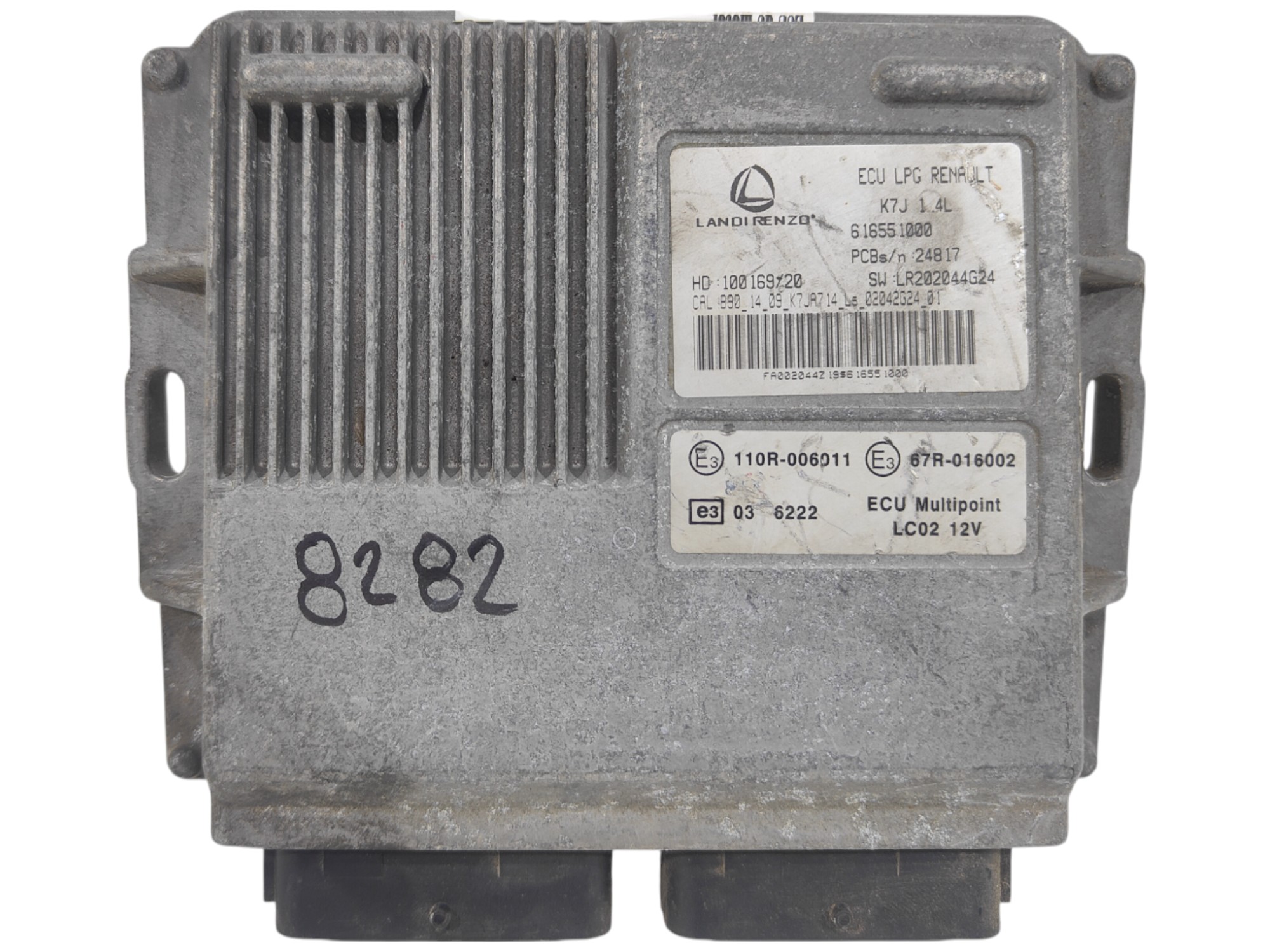ECU de motor Renault SANDERO 1.4 2008, Ref: 8282-K3B5