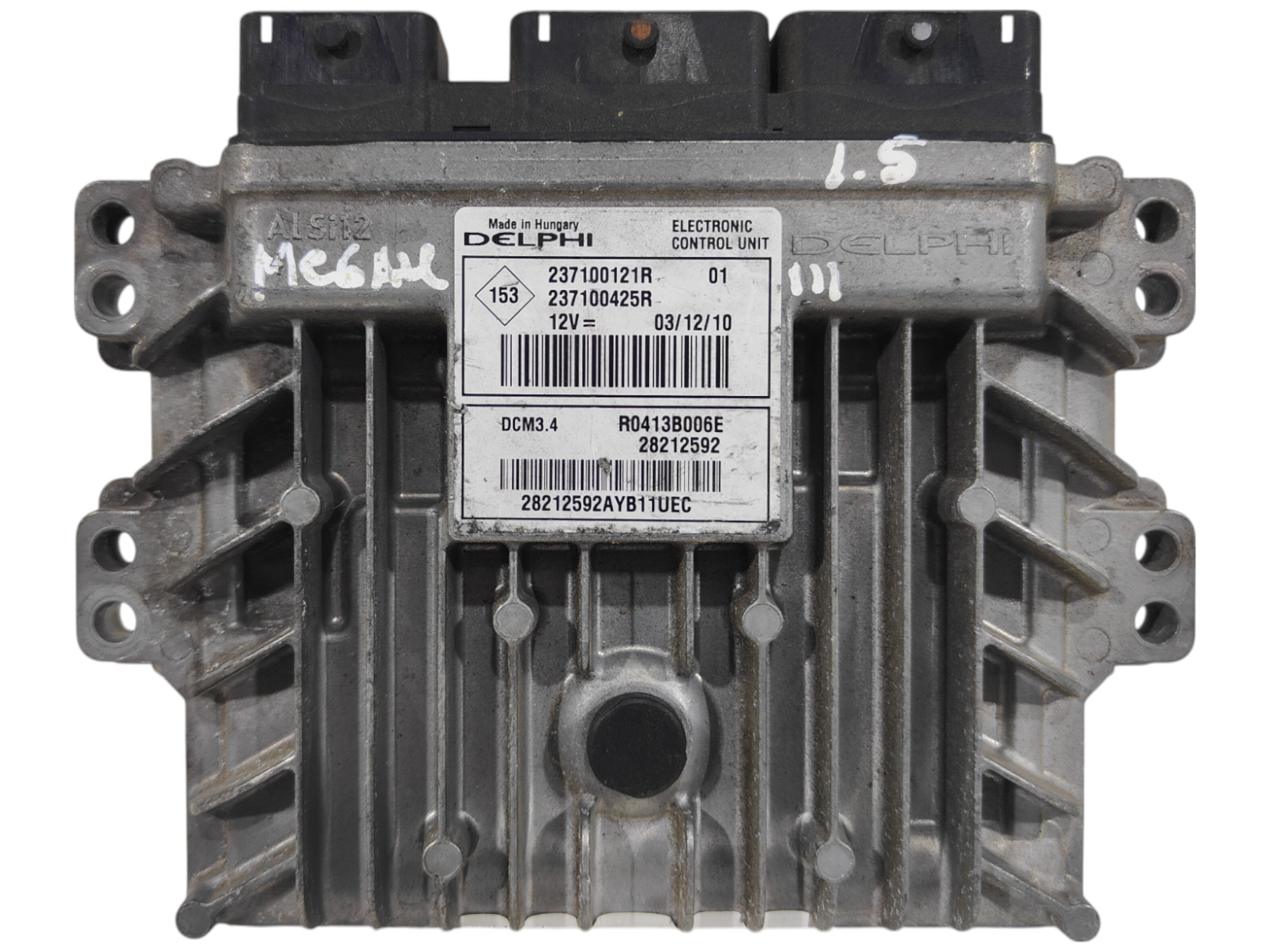 ECU de motor Renault MEGANE III 1.5 DCI , Ref: 8291-K3B10