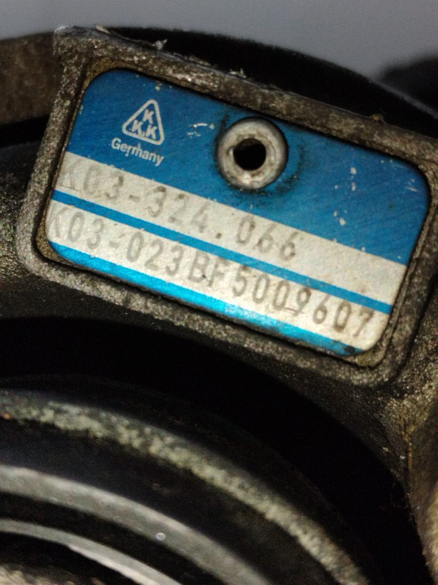 Turbocompresor Citroën Xantia Berlina 1997-2002 2.0 HDi CAT (RHY / DW10TD) 03324066