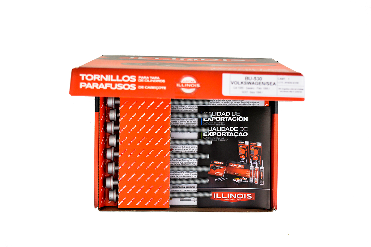 Juego de tornillos de tapa de cilindros