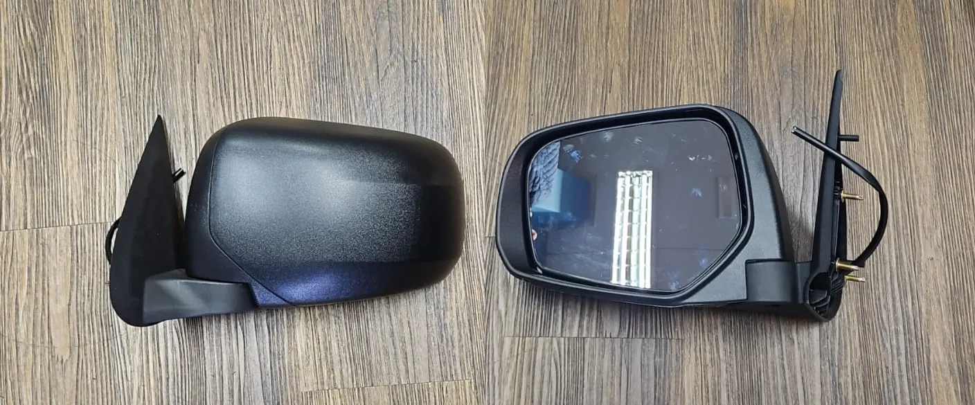Espejo retrovisor exterior izquierdo eléctrico sin señal negro
