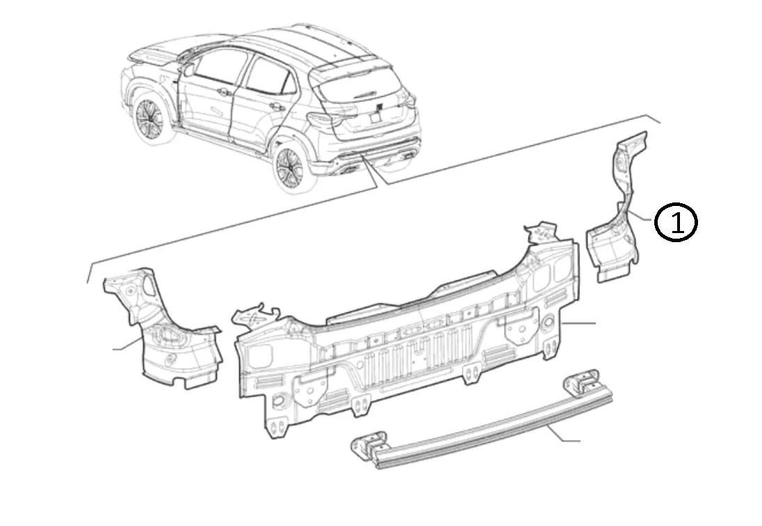 ALOJAMIENTO FARO TRASERO DERECHO FIAT ARGO 2021 [ORIGINAL FIAT]