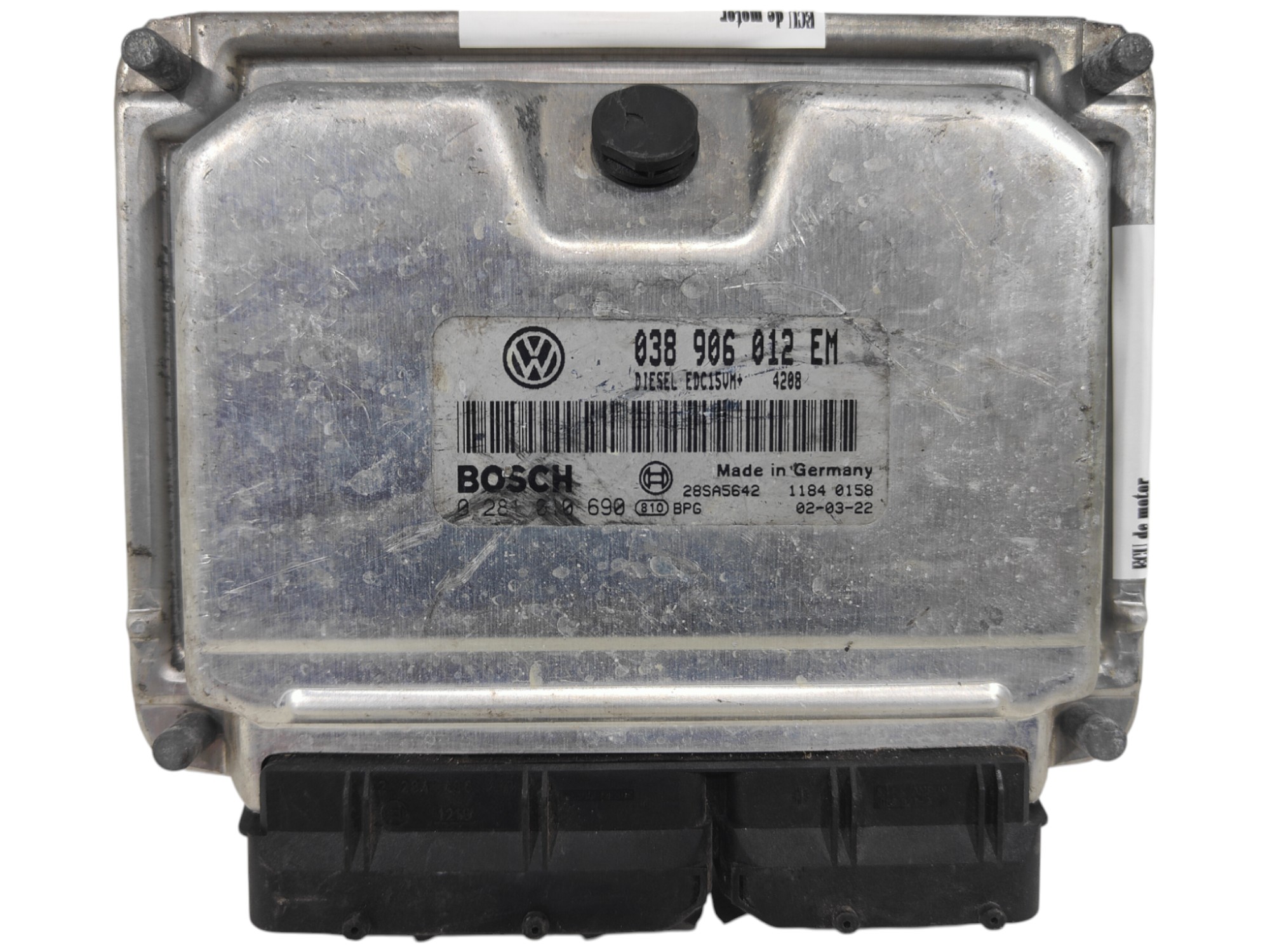 ECU de motor Seat IBIZA 1.9 TDI 2002, Ref: 10876-K3B4