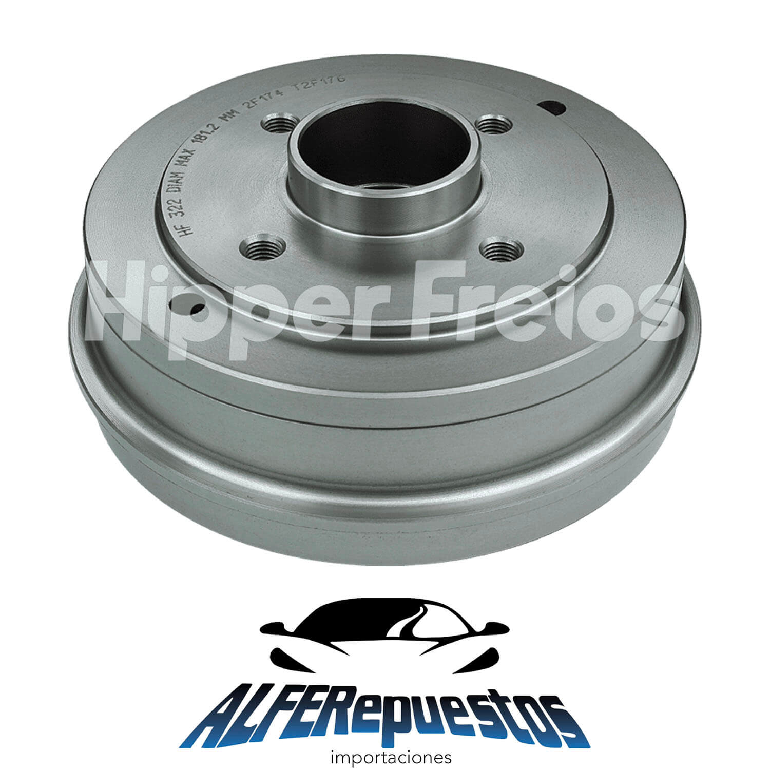 CAMPANA FRENO C/MAZA RN CLIO/LOGAN/TWINGO 180MM