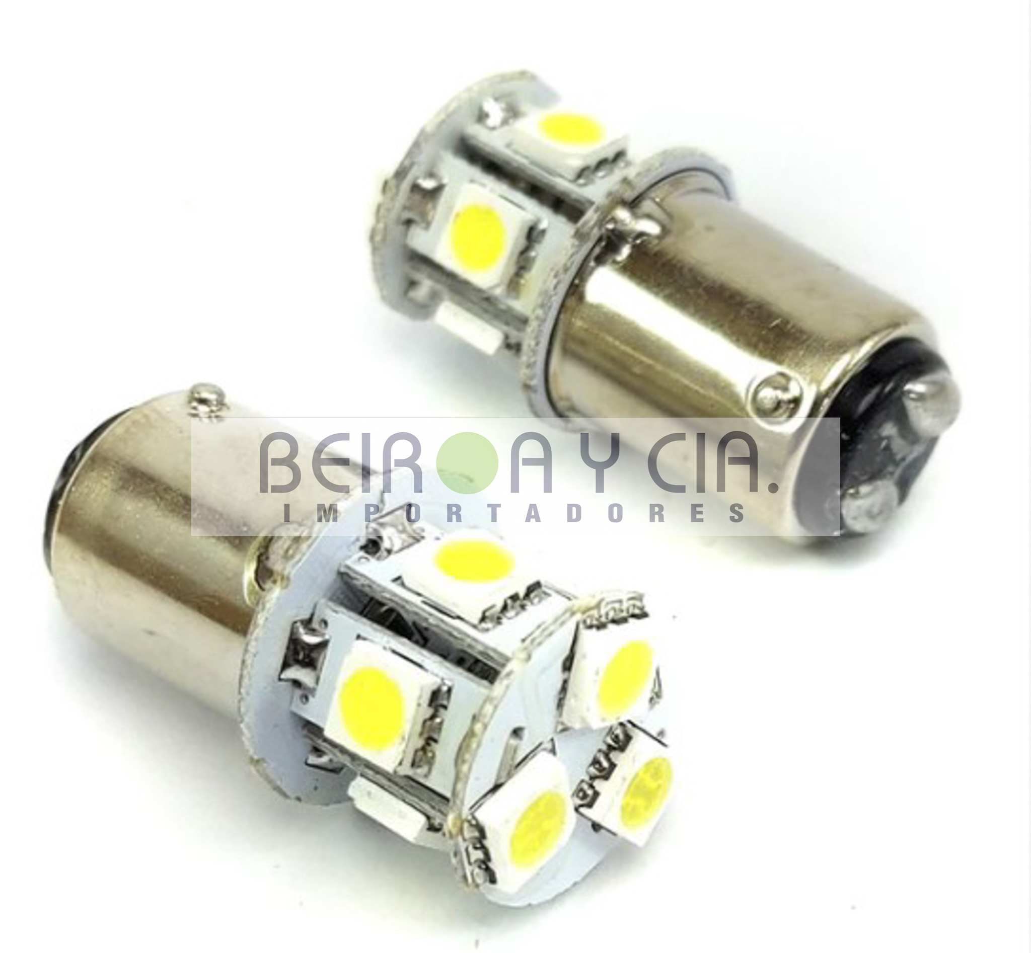 LAMPARA LED XE BAY. 12V 2 POLOS 8 LEDS=1077