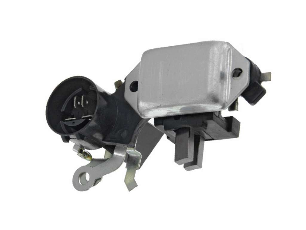 Regulador de voltaje de alternador con porta carbones