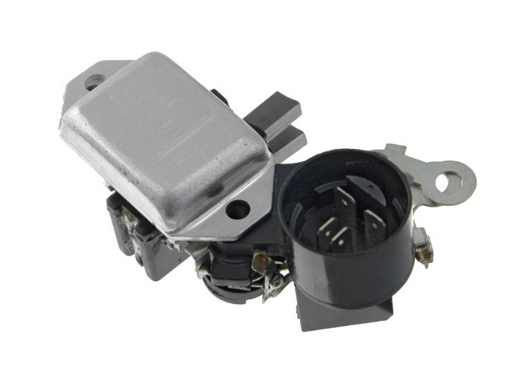 Regulador de voltaje de alternador con porta carbones