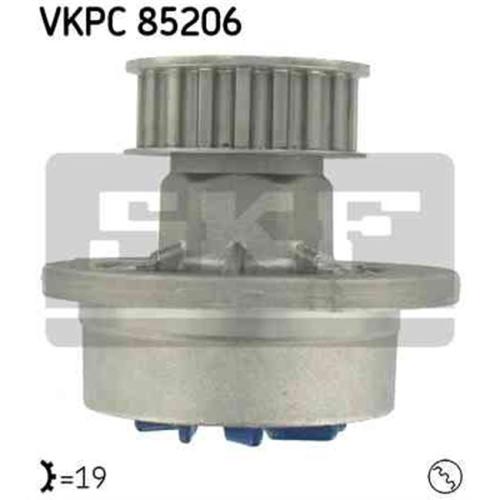BOMBA AGUA CORSA CELTA 1.0 1.4 NAFTA 1.6 SKF C/POLEA 19 DIE.(EXCEPTO 16V) SKF