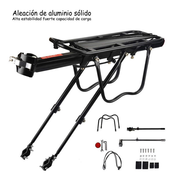 PARRILLA ASIENTO TRASERO DE BICICLETA (50KG)