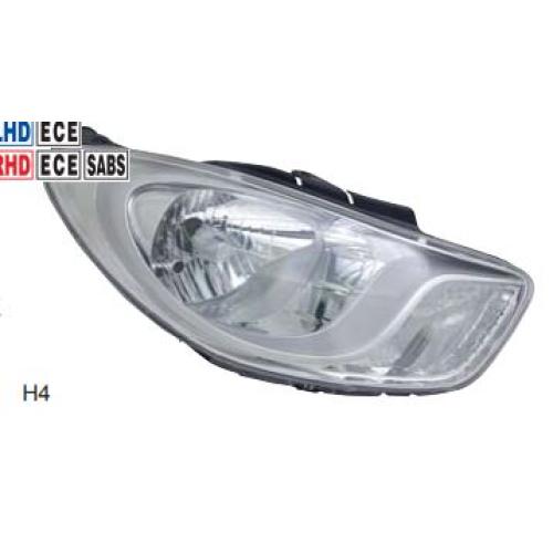 SEMIOPTICA HYUNDAI IZQ. I10 2011...2017 LAMP. H4  921010X120 =2012574052-Q7001951- 36408