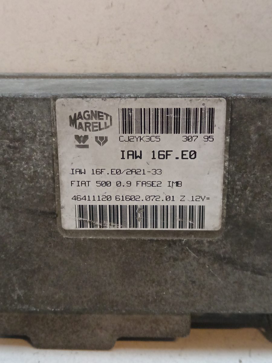 Centralita Motor Uce Fiat Cinquecento (170) 1993-1998 Siena 0.7L 22kW IAW16FE0