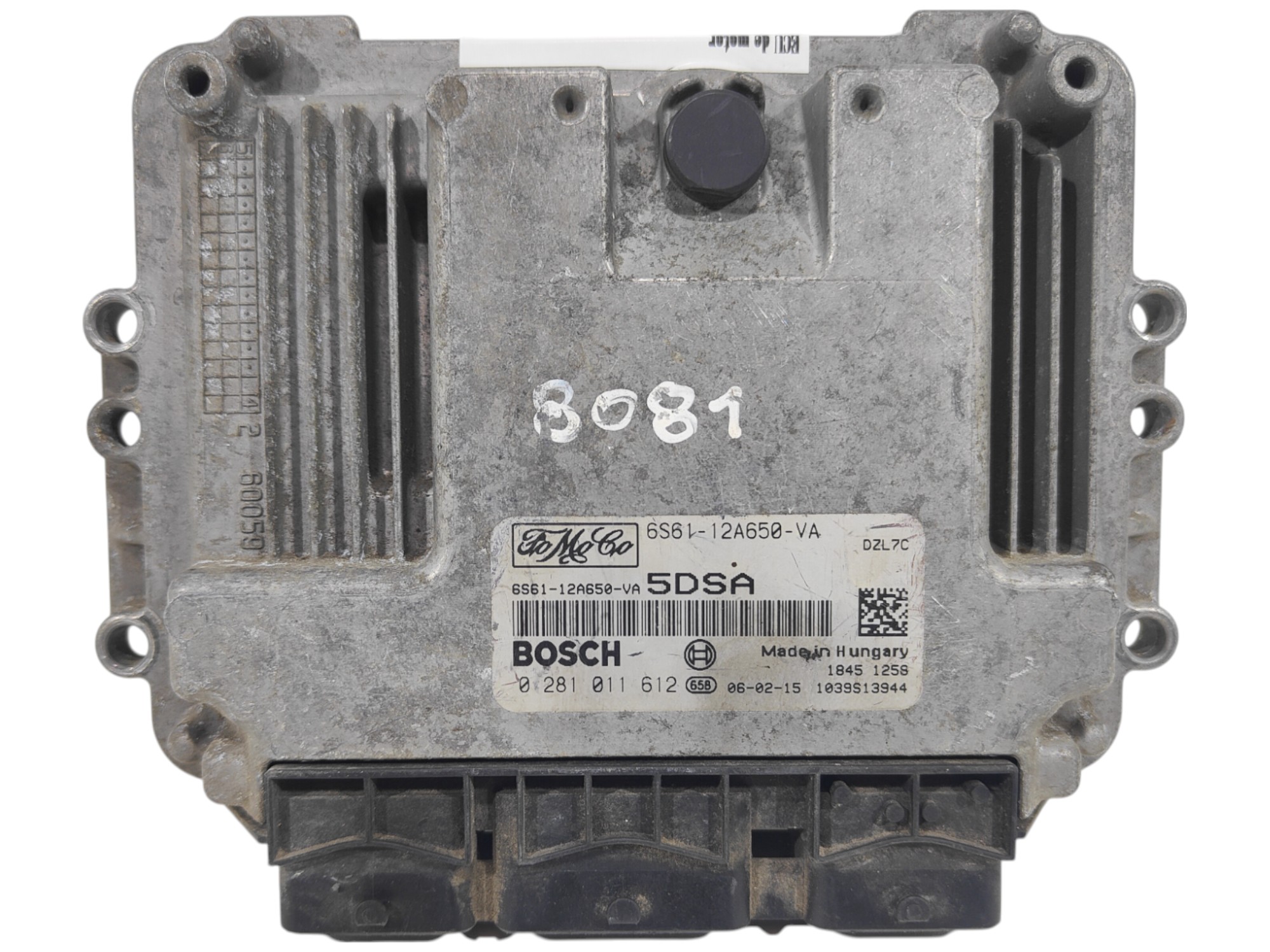 ECU de motor Ford FUSION FOCUS 2.0 1.6 TDCI 2006, Ref: 8081-K3B9