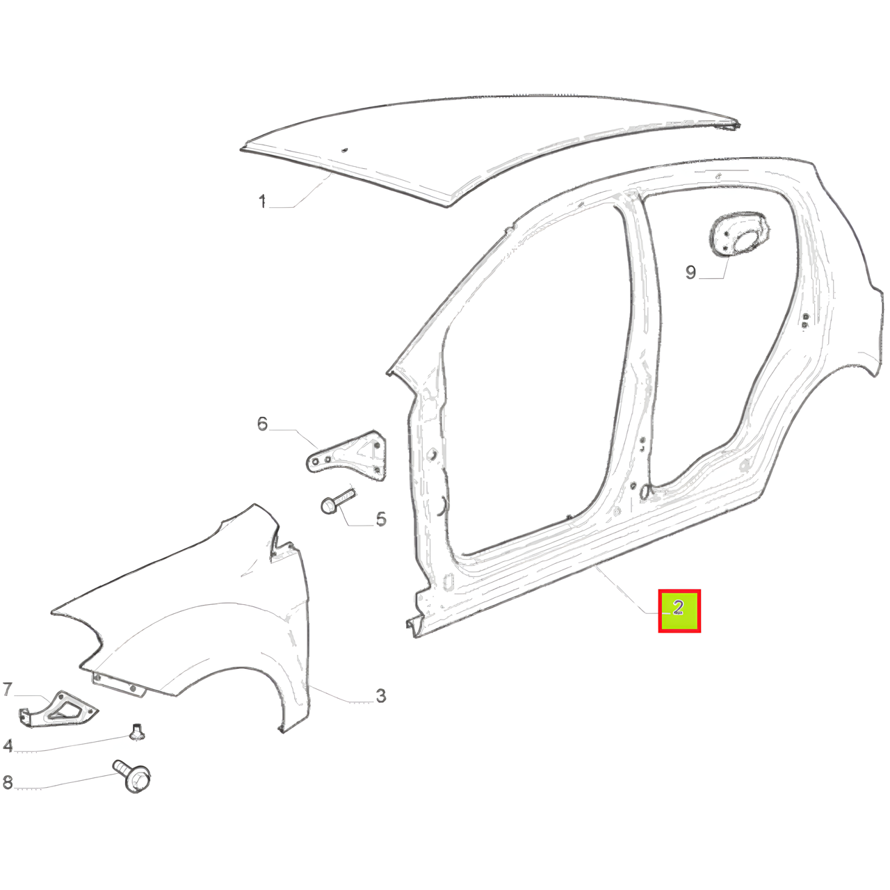 LATERAL DER. -ORIGINAL