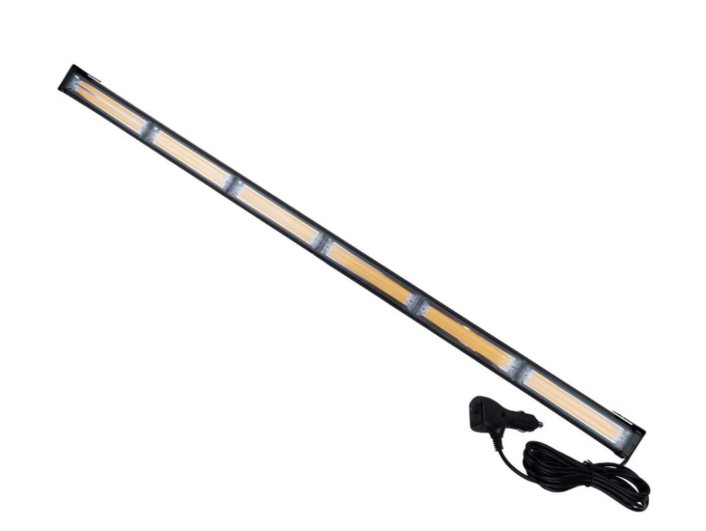 BARRA LUZ LED UNV. 88CM/36W/12/24V AMBAR