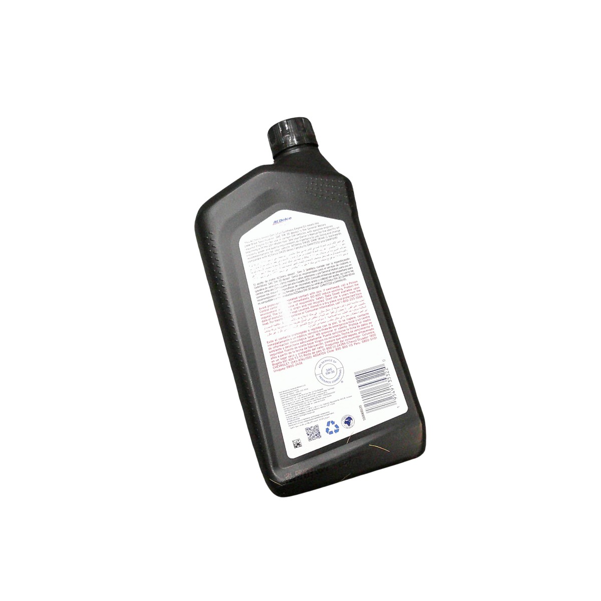 ACEITE MOTOR NAFTA 5W30 ACDELCO 1 LITRO DEXOS1