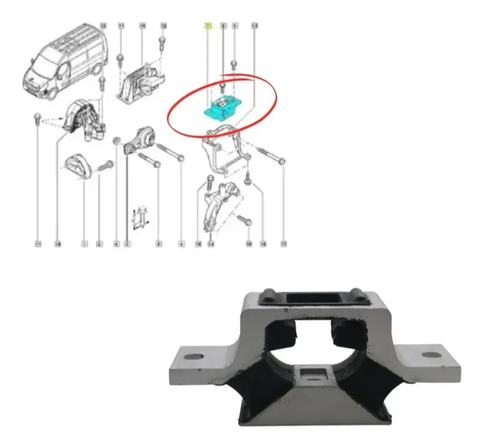Soporte Motor Izquierdo Renault Master 3 2013