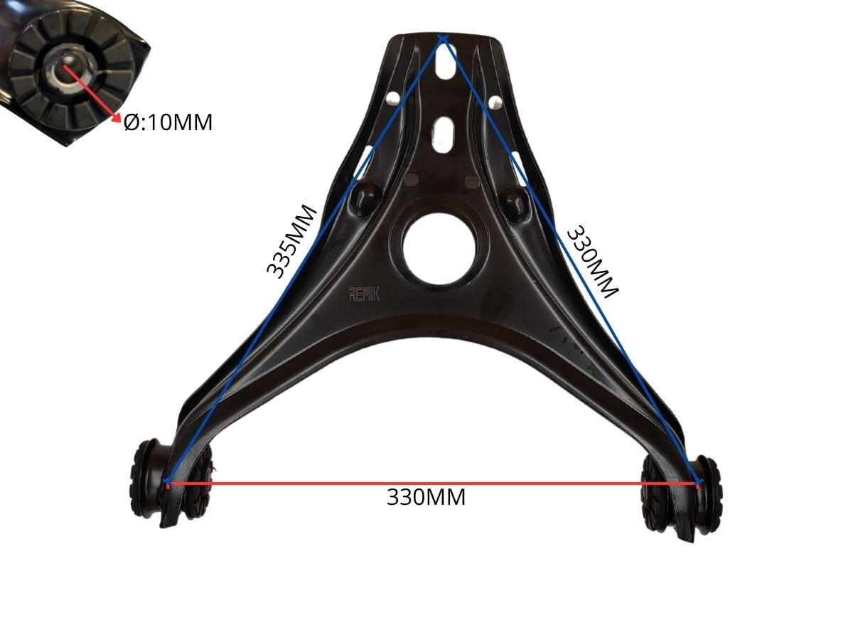 Parilla De Susp Del Volks Gol I/Saveiro/Parati/Amazon 80-99 Izq