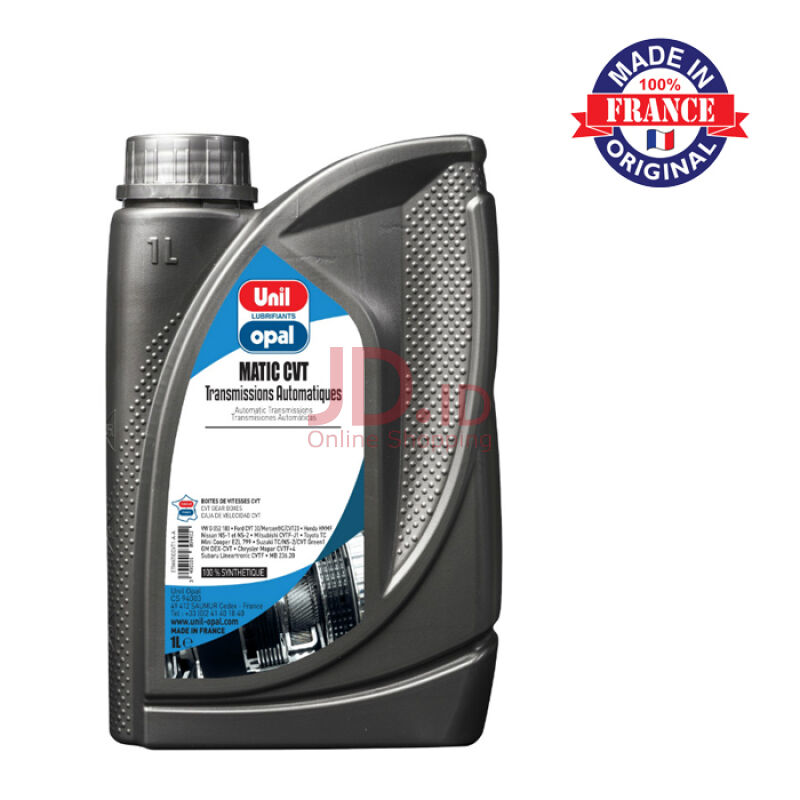 VALVULINA PARA CAJAS AUTOMATICAS 100% SINTETICA ENVASE DE 1 LITRO CVT [UNIL OPAL]