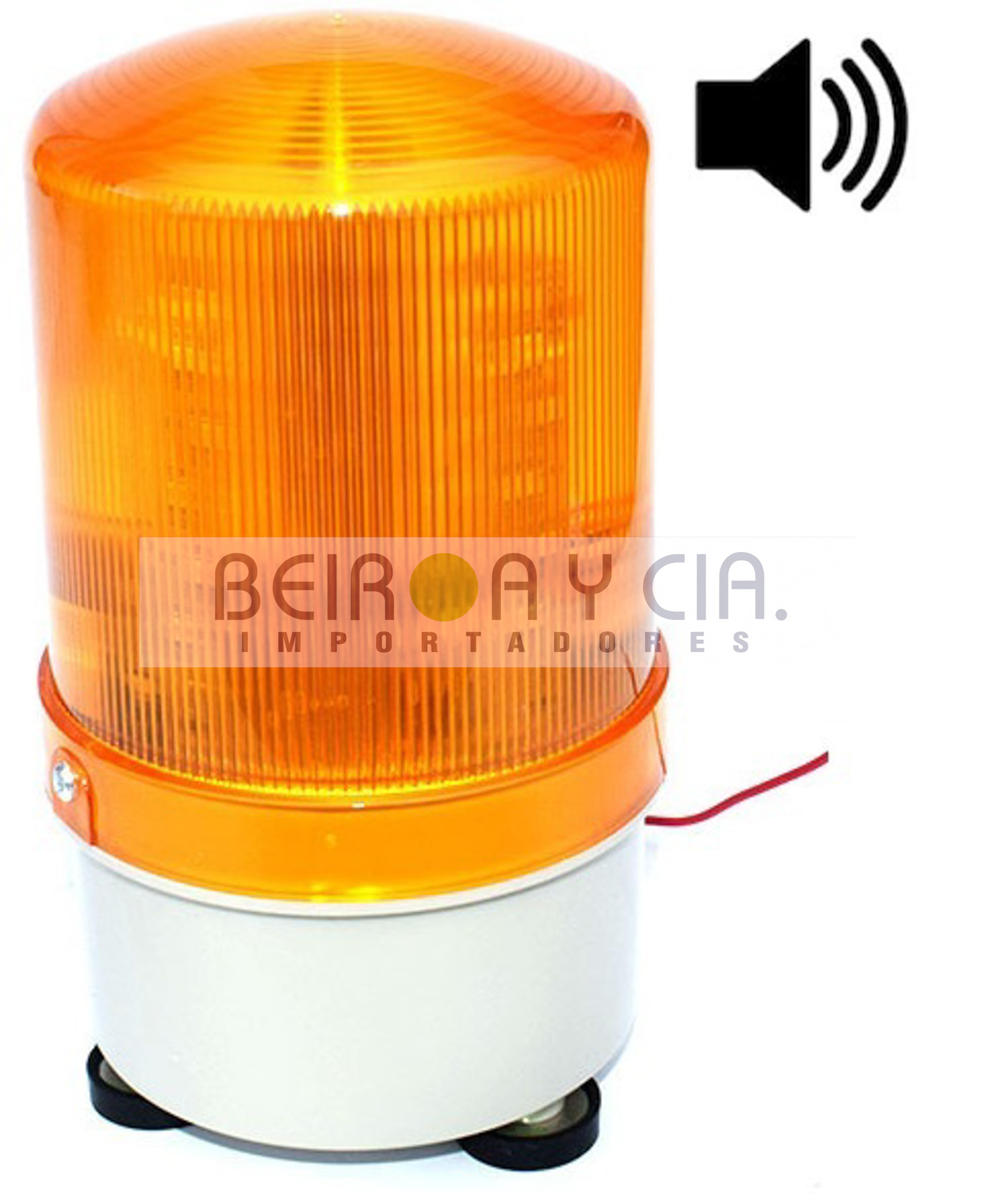 BALIZA 220 VOLT CON SIRENA AMBAR