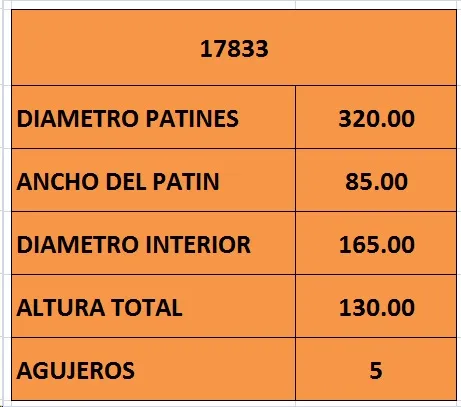 CAMPANA FRENO DEL/TRA HYUNDAI MIGHTY 2.5T (5T) (K)