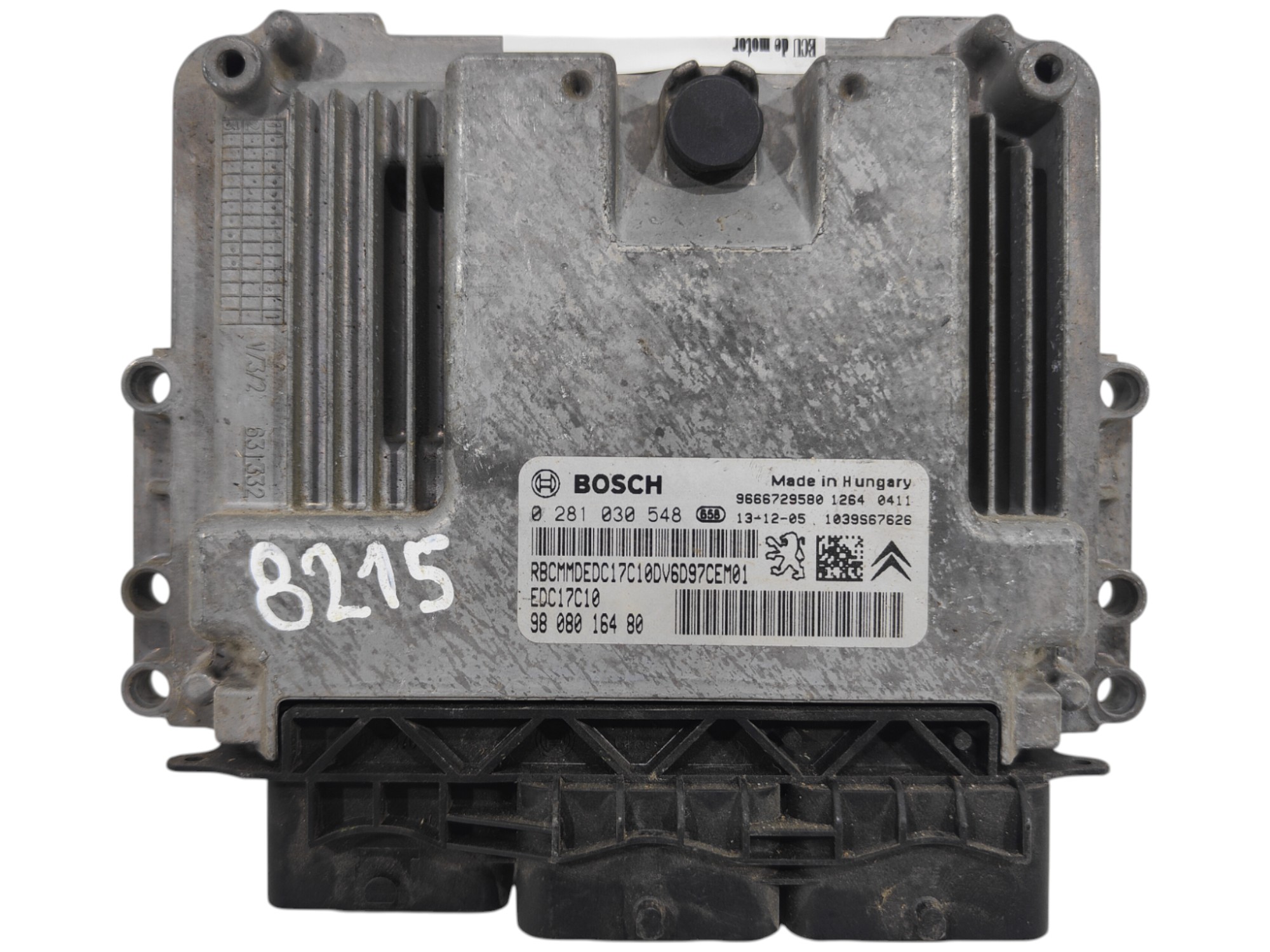 ECU de motor Peugeot Citroen 1.6 HDI , Ref: 8215-K3B1