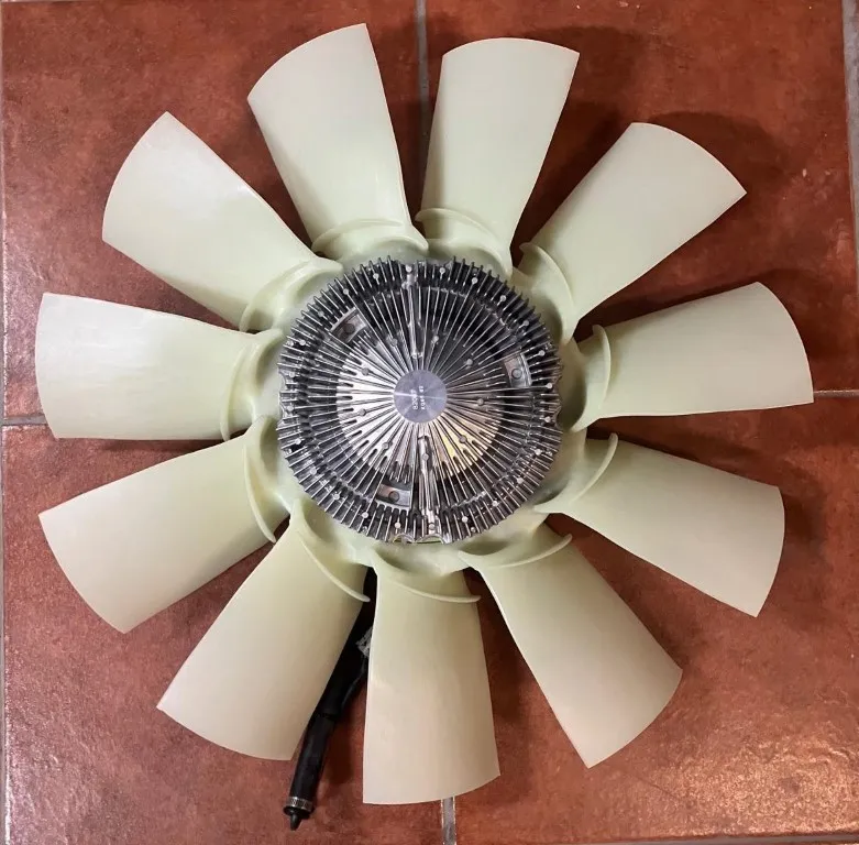 Paleta de ventilador con acople viscoso