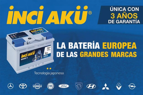 Bateria Inci Aku 160a (102ah) Gtia 3 Años Colocacion Gratis