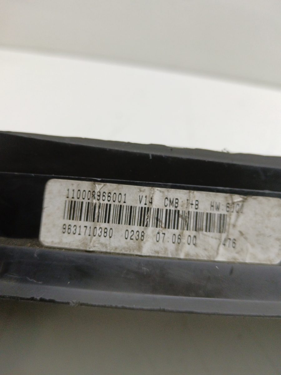 Tablero de Instrumentos Citroën Xsara Picasso 1999-2011 2.0 HDi 2.0L 66kW 9631710380
