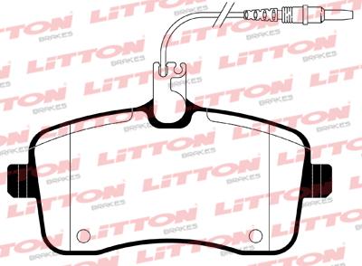 PASTILLAS FRENO DELANTERAS PEUGEOT 407 ARGENTINAS [LITTON]