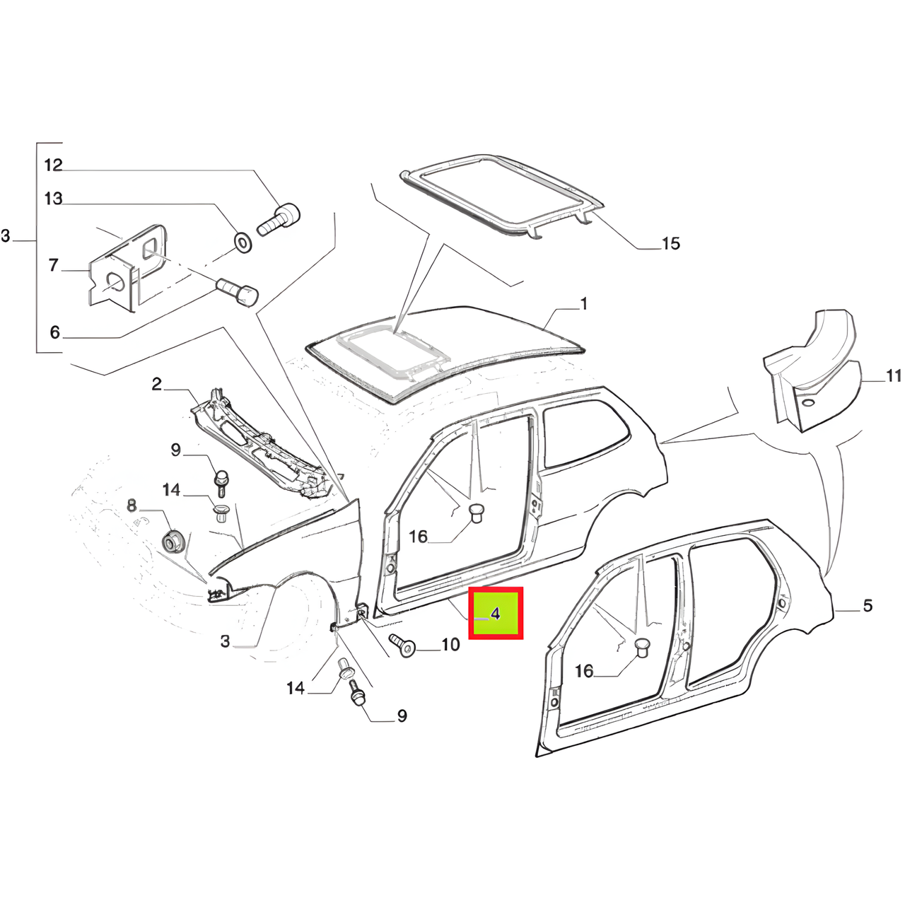 LATERAL DER. (3 PTAS.) -ORIGINAL