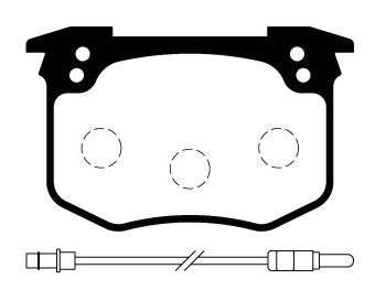PASTILLA FRENO PE 504/505 (5448)