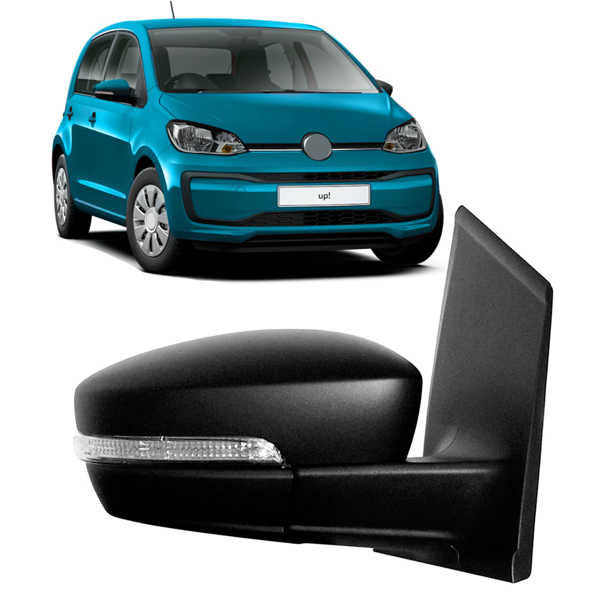 Espejo Derecho Electrico Vw Up Con Señalero