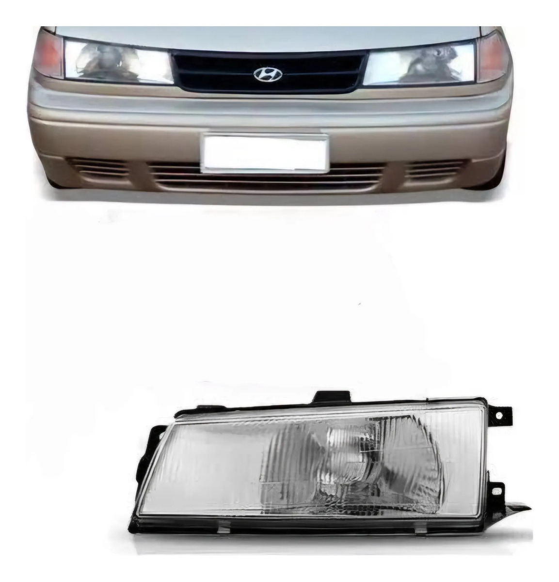 Semióptica Hyundai Excel Derecha 1990 A 1994