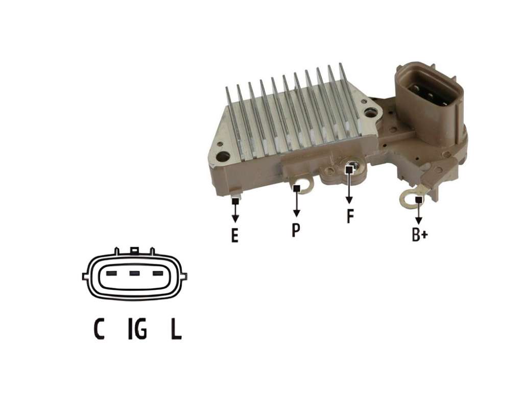 REGULADOR ALTERNADOR N-DENSO SU CELERIO/ALTO 12V