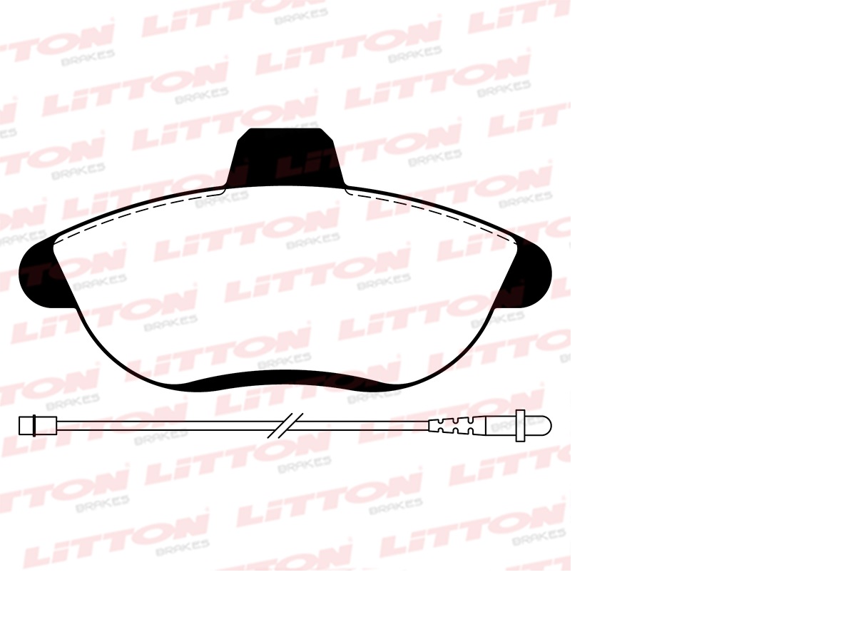 PASTILLAS FRENO DELANTERAS PEUGEOT CITROEN EXPERT JUMPY ARGENTINAS [LITTON]