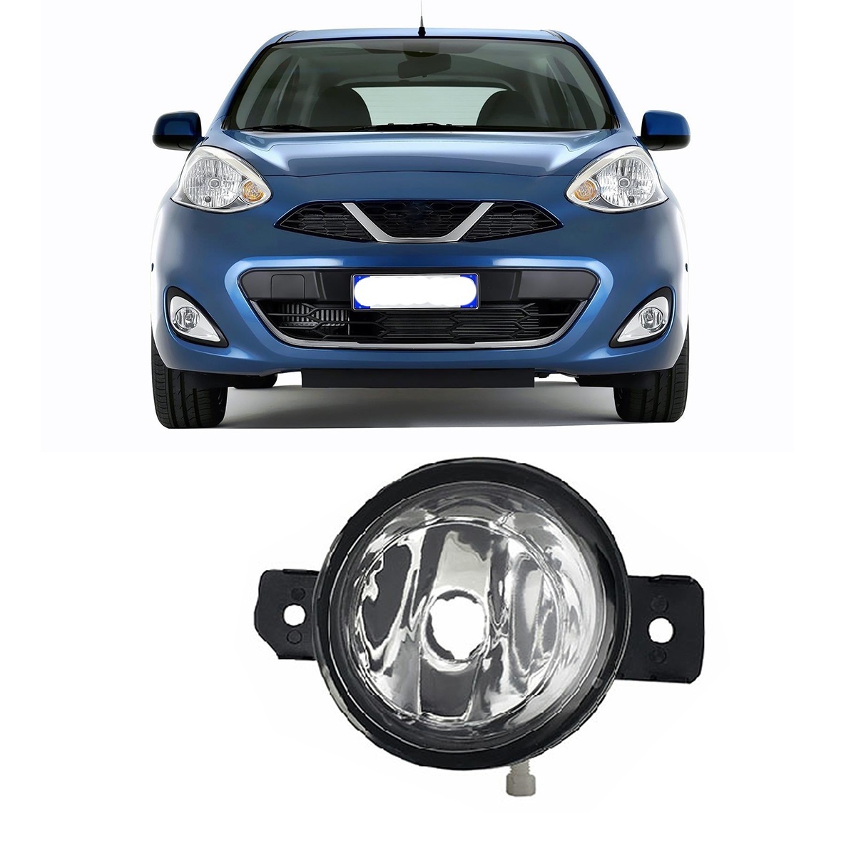 Faro Auxiliar Caminero Izquierdo Nissan March 2014/
