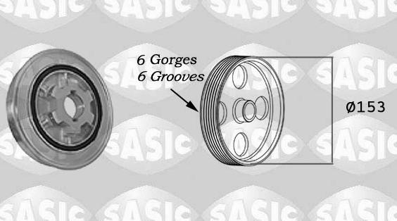 POLEA CIGUEÑAL CIT/PEUG DW12 407/607 / POLEA CIGUE„AL CIT/PEUG DW12 407/607 [SASIC]