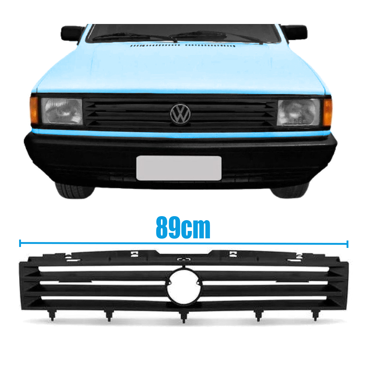 Parrilla Delantera VW Gol Parati Saveiro Amazon