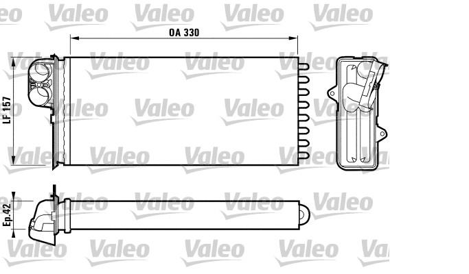 RADIADOR CALEFACCION RENAULT MASTER VALEO [VALEO]