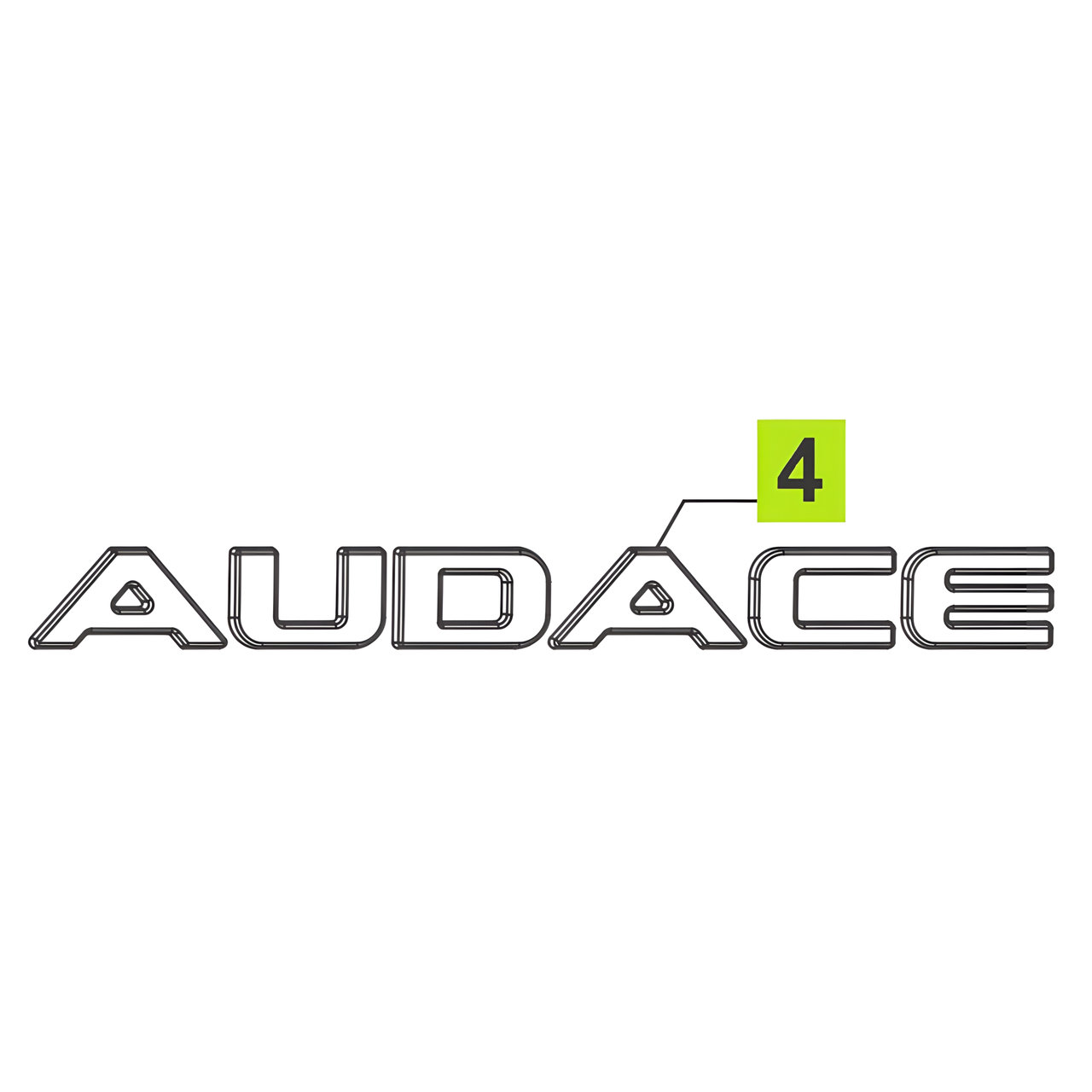 SIGLA "AUDACE" PORTON TRASERO -ORIGINAL