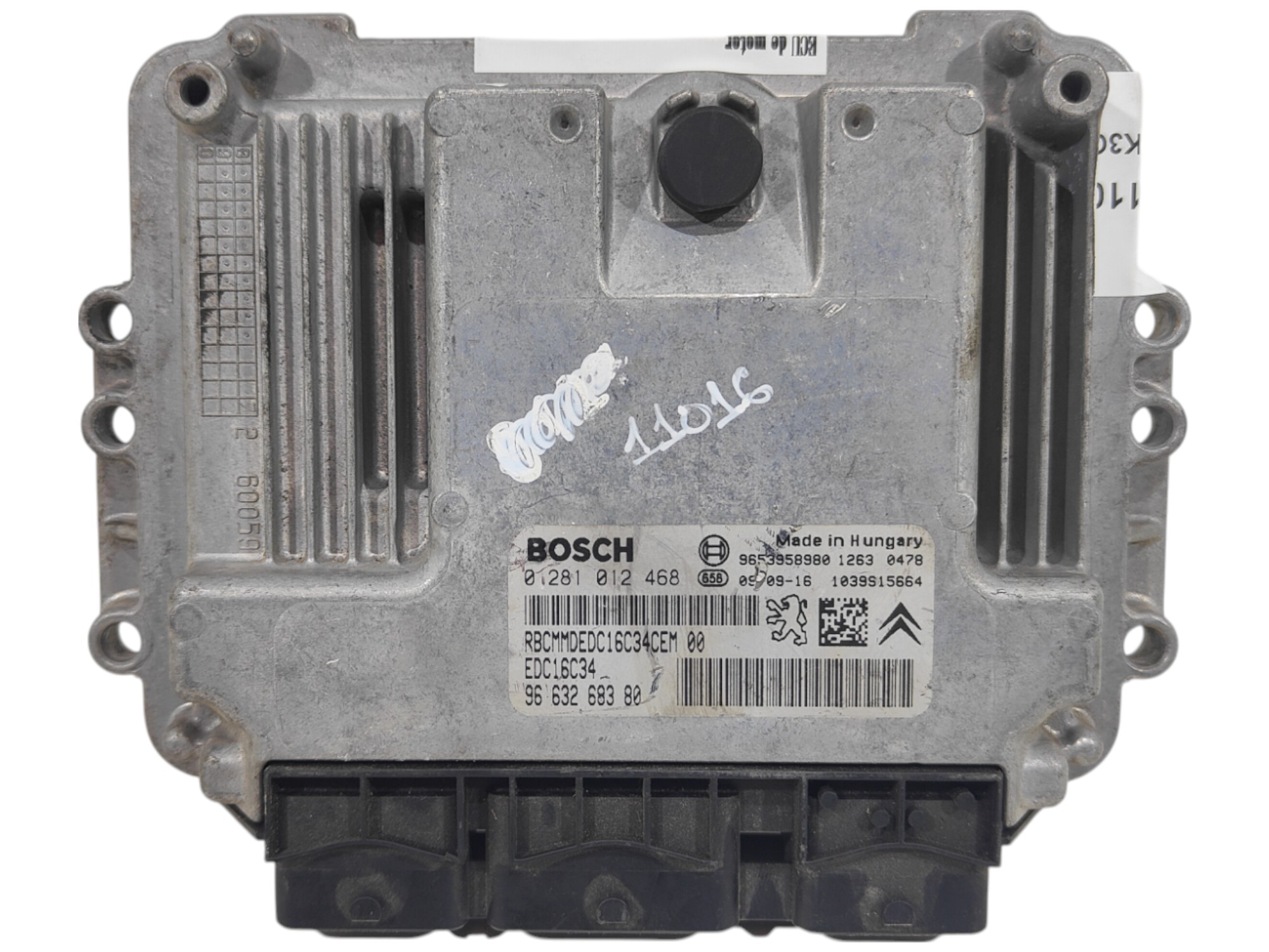ECU de motor Citroen XSARA PICASSO 1.6 HDI 2009, Ref: 11016-K3C12