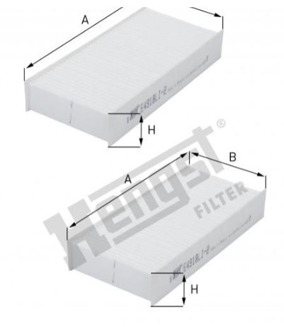 FILTRO CABINA VW (CU22018)
