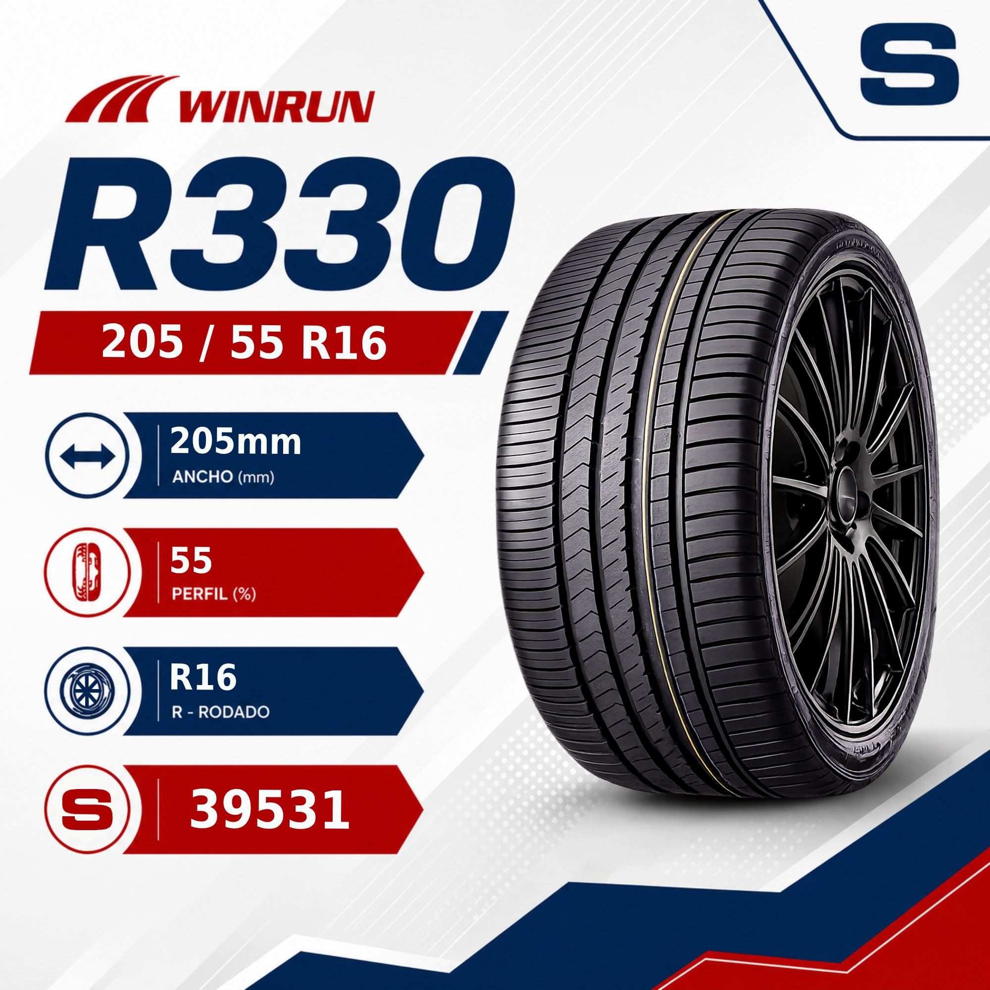 NEUMATICO 205/55 R16 WINRUN R330