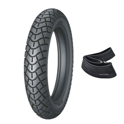 Cubierta Moto 110/90-17 c/cámara Nayasa EY061