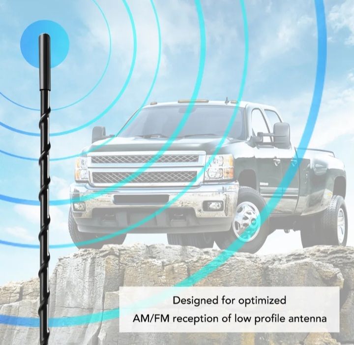 Antena Auto Peugeot Citroen Renault 16 Pulgadas