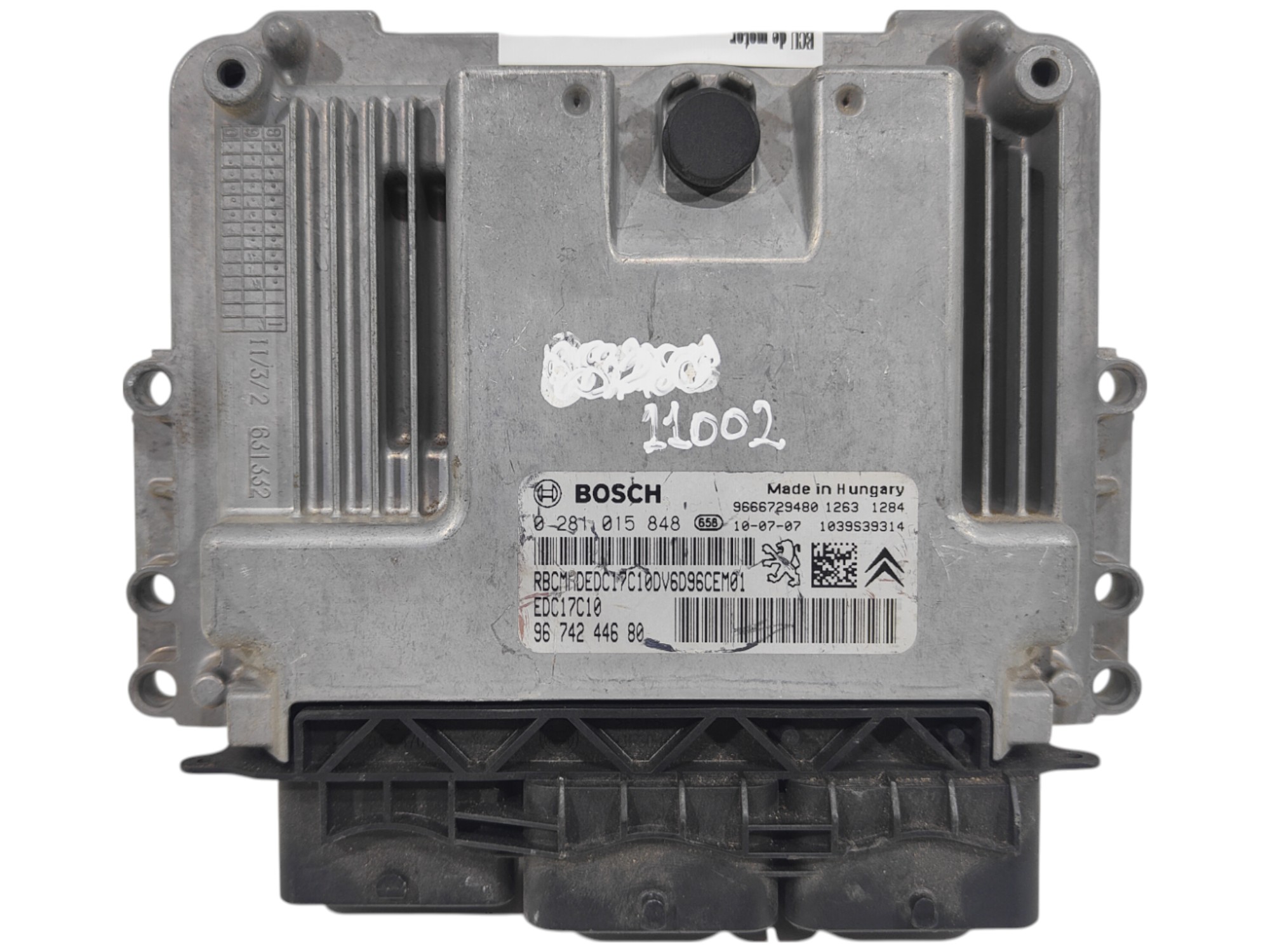 ECU de motor Peugeot Citroen 1.6 HDI 2010, Ref: 11002-K3C12